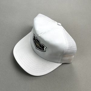 Vintage See's Candies Hat Cap Snapback Trucker White Chocolate San Francisco 90s